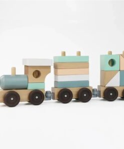 TREN DE MANDERA TIPO ENCAJE COLOR PASTEL