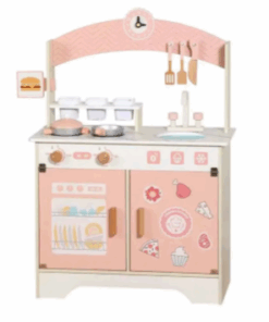 COCINA DE MADERA ROSADA