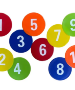 Set Disco Plano Numerado 1 al 10 ; 23cm